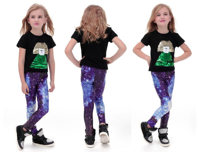 Galaxy Leggings for Kids