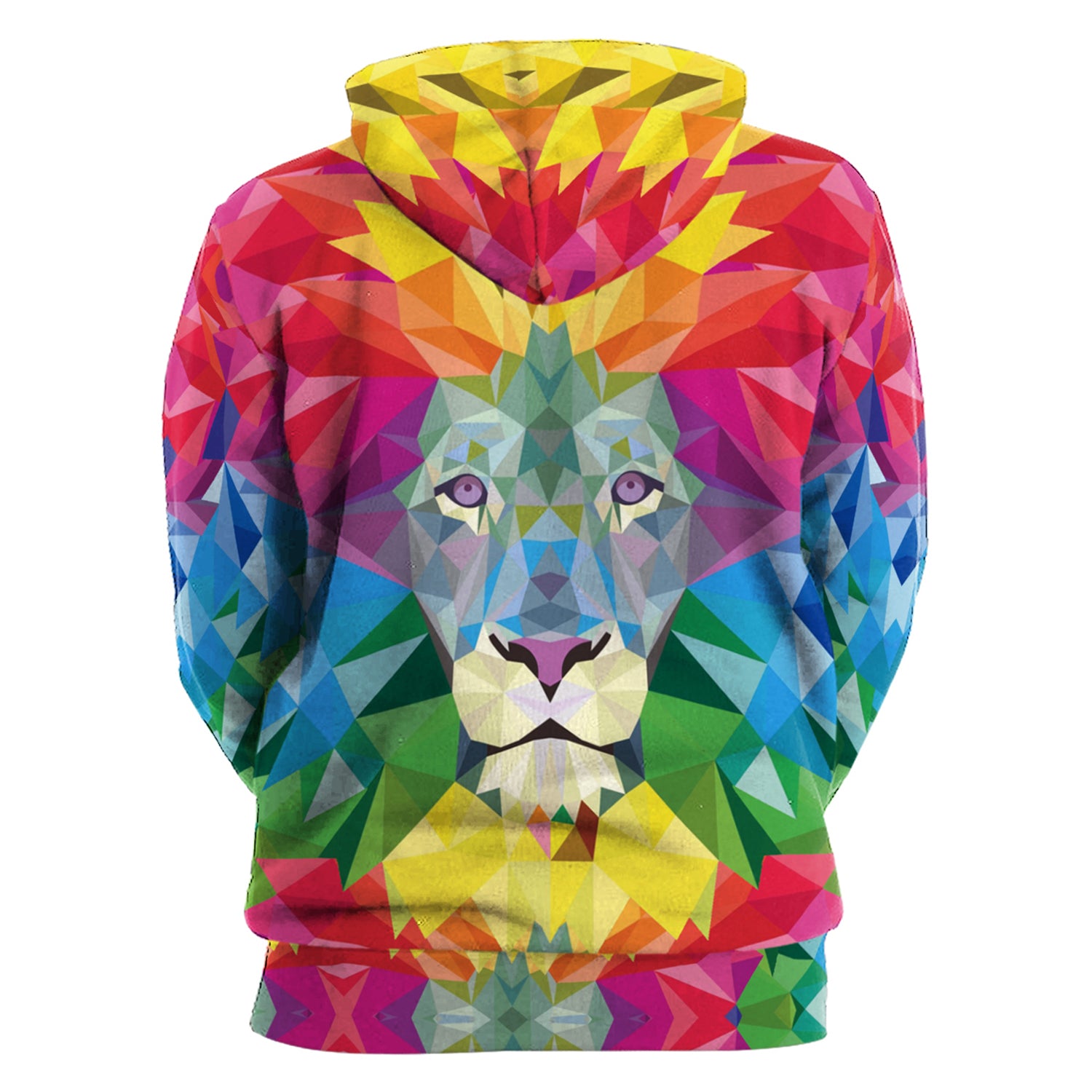 Colorful Lion Hoodie 3D Printed